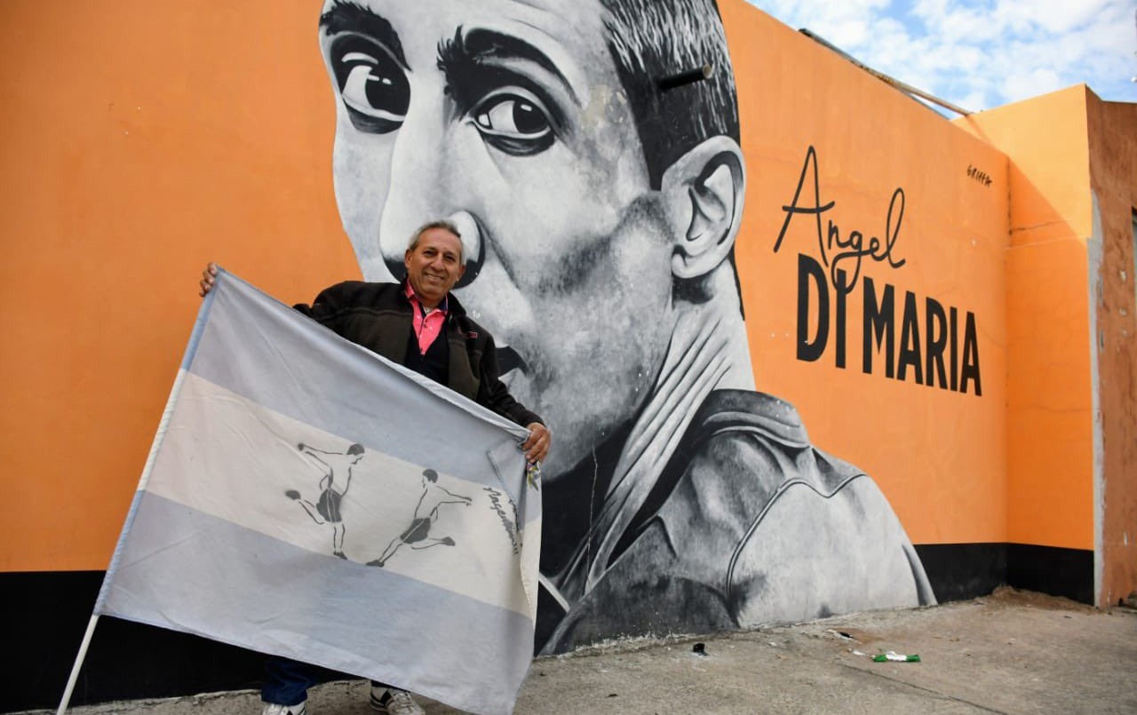 Un santuario para Di María en el club rosarino que lo vio nacer como futbolista | Deportes
