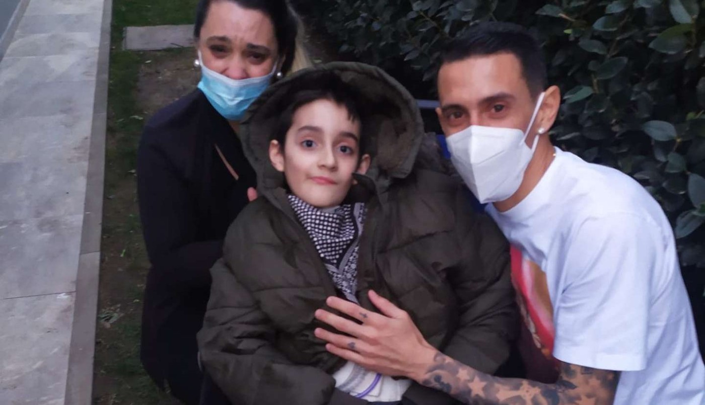 El emotivo gesto de Di María con Rodry, un nene que padece una enfermedad medular: “Un sueño hecho realidad” | Actualidad