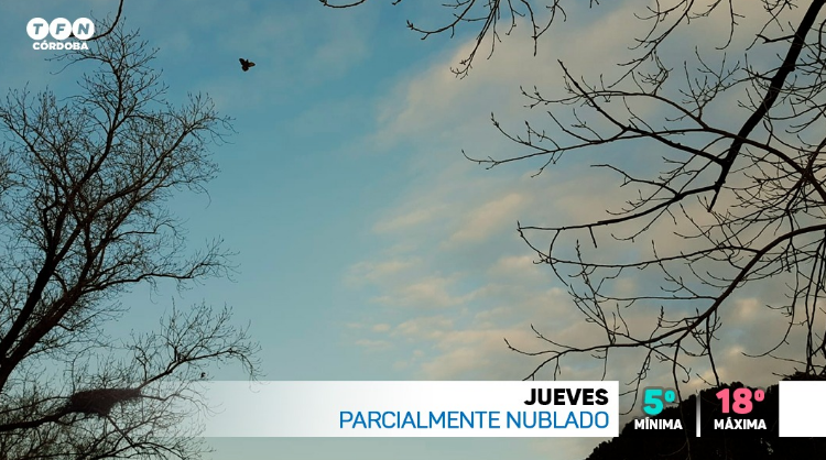 Tiempo seco, fresco por la mañana, máxima de 18° | Córdoba