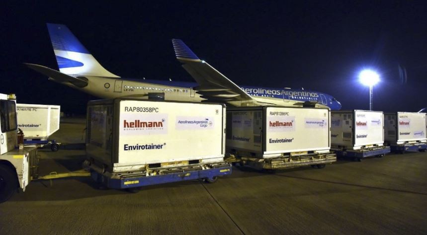 Argentina superó las 40 millones de vacunas recibidas con el arribo de un nuevo vuelo de Sinopharm | Actualidad