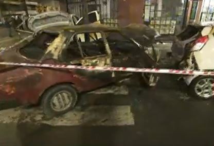 Impactante choque múltiple en Flores: un muerto y un auto prendido fuego | Actualidad