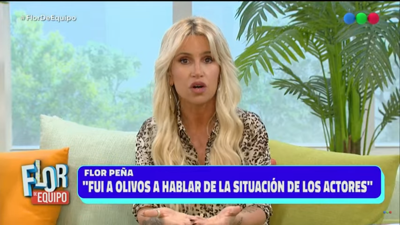 El descargo de Florencia Peña: "Fui a Olivos a hablar de la situación de los actores" | Espectáculos