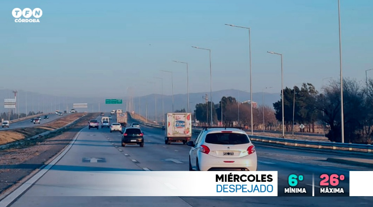 Frío hasta media mañana, ascenso de temperatura, máxima de 23° | Córdoba