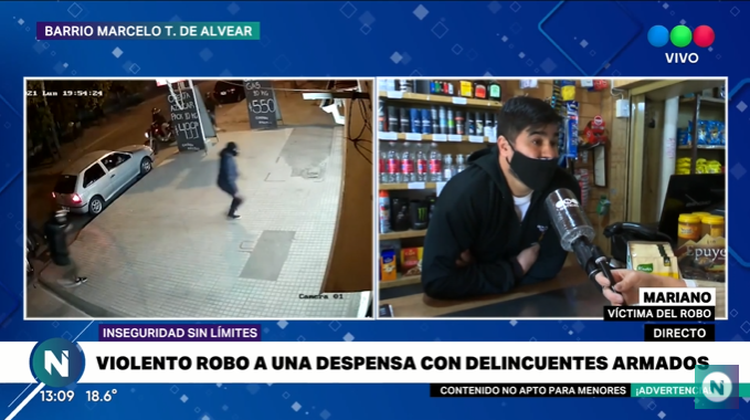Violento robo en Marcelo T. de Alvear: el testimonio de la victima | Córdoba