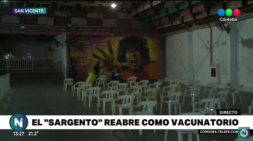 El templo sagrado del cuarteto reabre sus puertas como vacunatorio | Córdoba