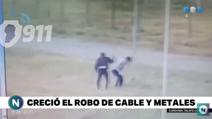 La moda del robo de cables y metales | Córdoba