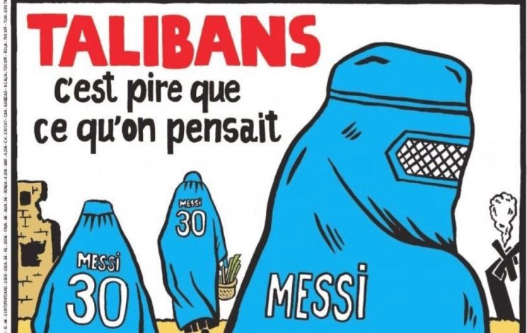 Messi y los talibanes, los protagonistas de otra polémica tapa de Charlie Hebdo | Internacionales