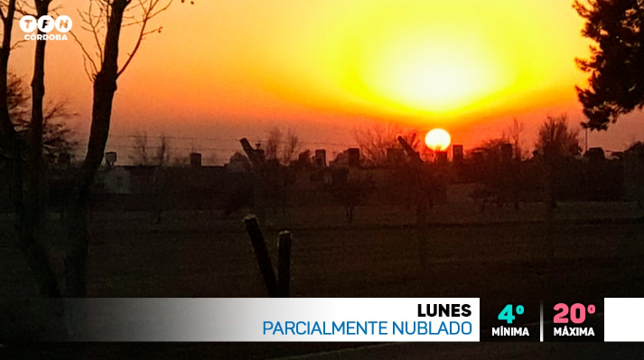 Mañana fresca, con viento suave: mirá el pronóstico para este lunes | Córdoba