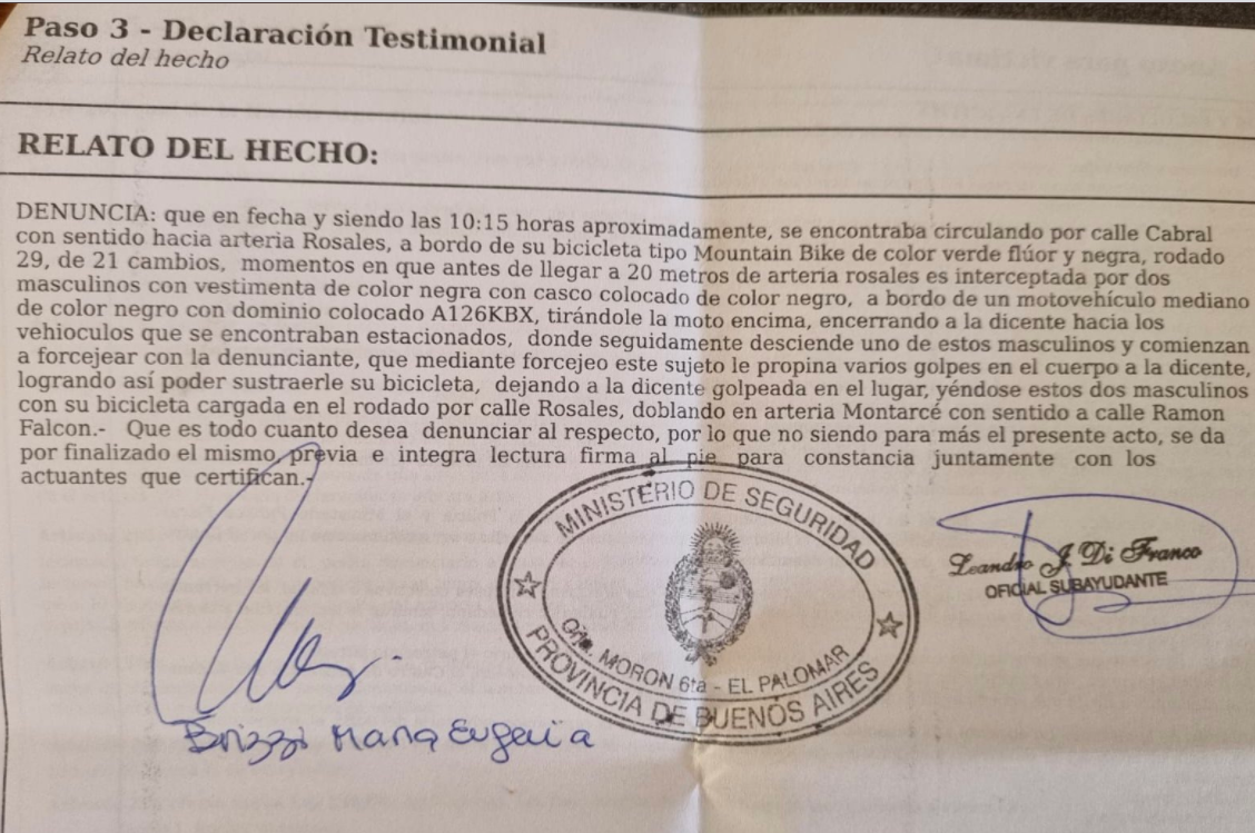 Asaltaron a una diputada y cruzó a Frederic en Twitter: "Todo muy divertido, no como en Suiza" | Política y economía