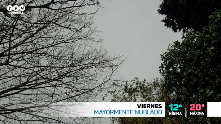 Jornada húmeda, nublado, ascenso de temperatura | Córdoba