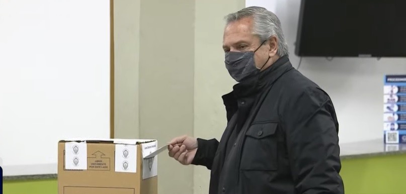 El Presidente votó temprano | Elecciones Legislativas 2021