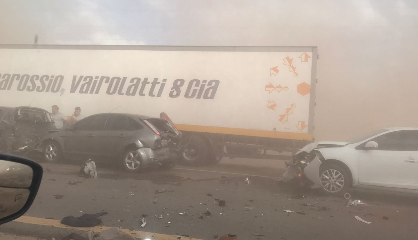 Impresionante choque en cadena en la ruta 19 | Córdoba