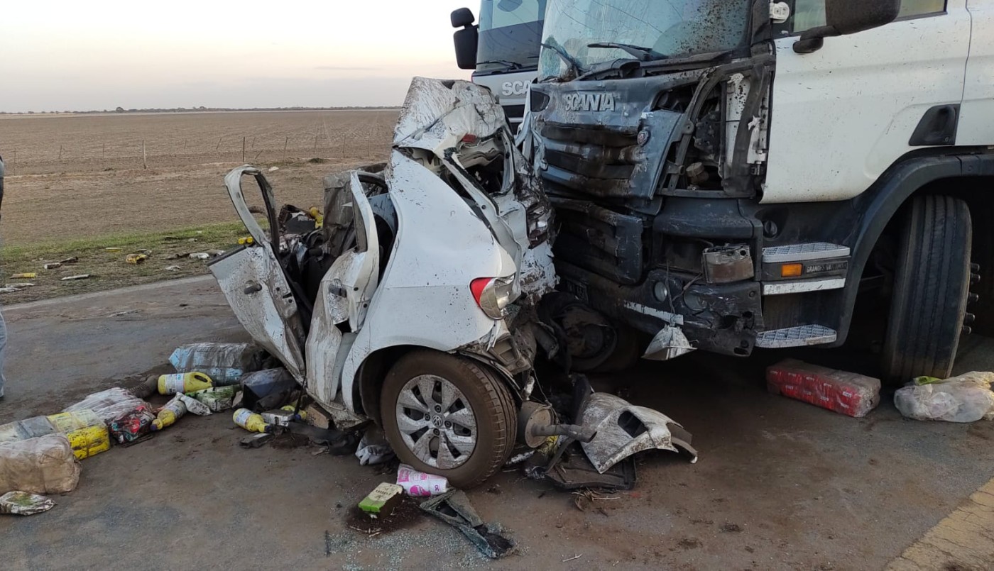 Imágenes impactantes del accidente múltiple en la ruta 19 por las condiciones climáticas | Córdoba