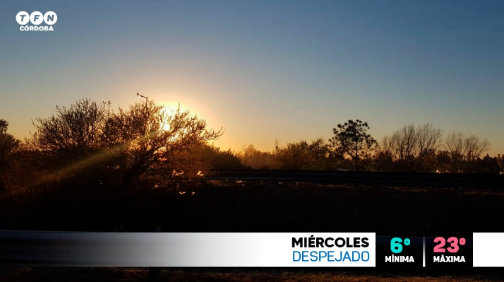 Frío por la mañana, estable, máxima de 23° | Córdoba