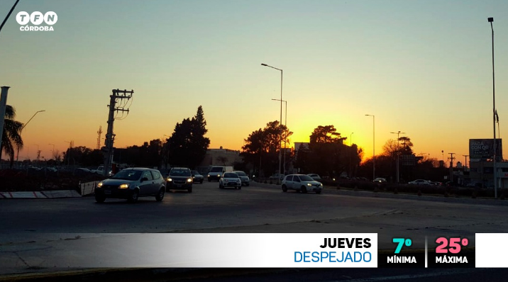 Frío por la mañana, seco, máxima de 25° | Córdoba