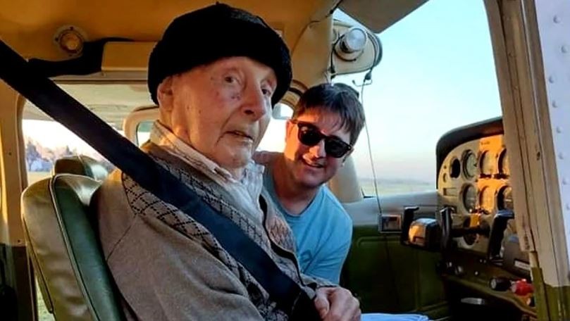 A sus 94 años un cordobés cumplió su sueño de volver a volar | Córdoba