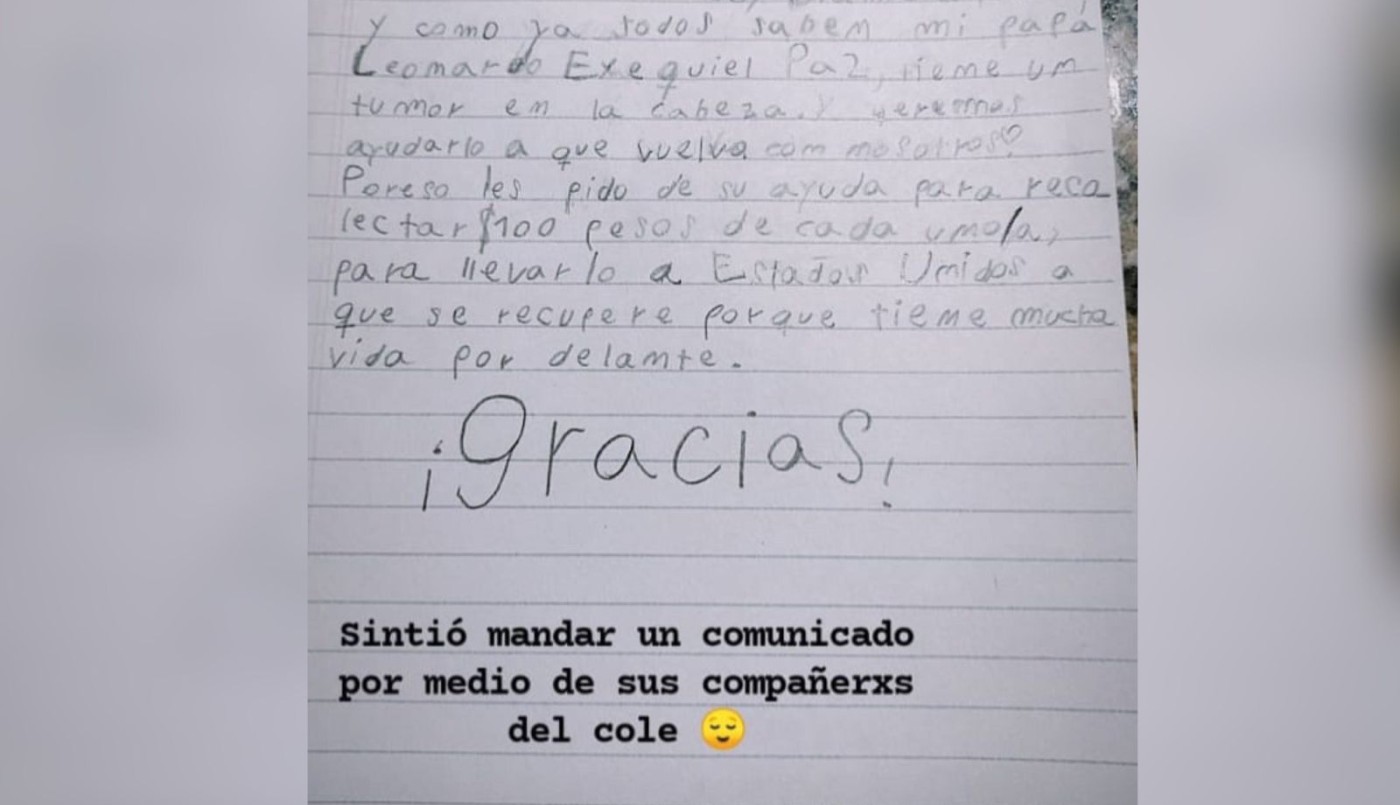 El conmovedor pedido de la hija de Leonardo Paz para salvar a su papá | Córdoba