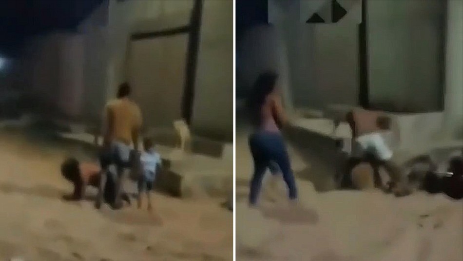 Video: salvó a una mujer que era golpeada por su pareja frente a su hijo | Internacionales