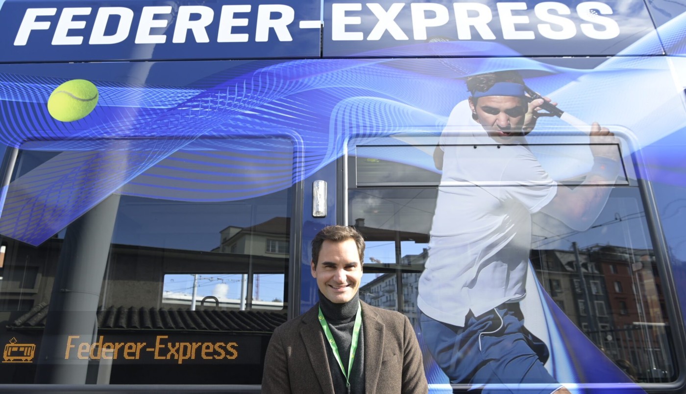 Bienvenidos al Fedexpress: Roger Federer tiene su propio tranvía | Deportes