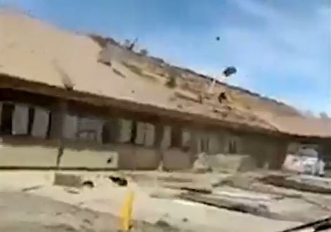 Temporal de viento en el sur con destrozos y cortes de ruta en Chubut, Santa Cruz y Río Negro | Actualidad