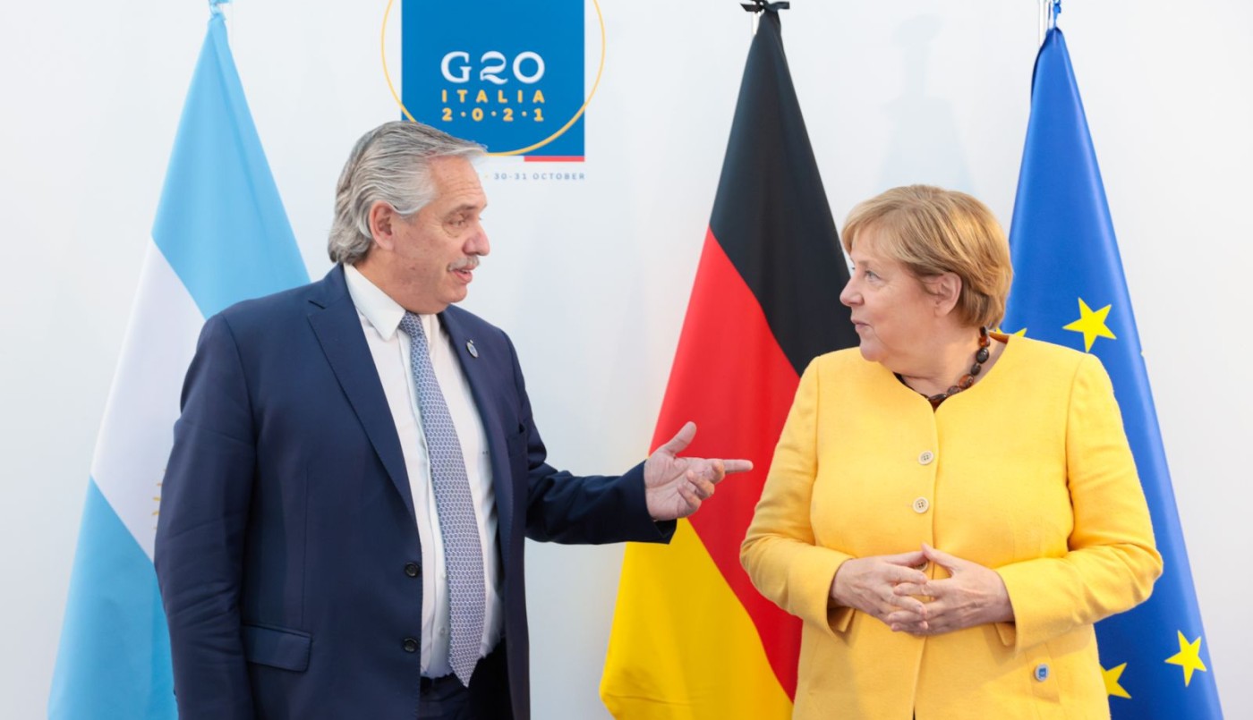 El Presidente mantuvo reuniones bilaterales con Merkel, Macron y Sánchez | Política y economía