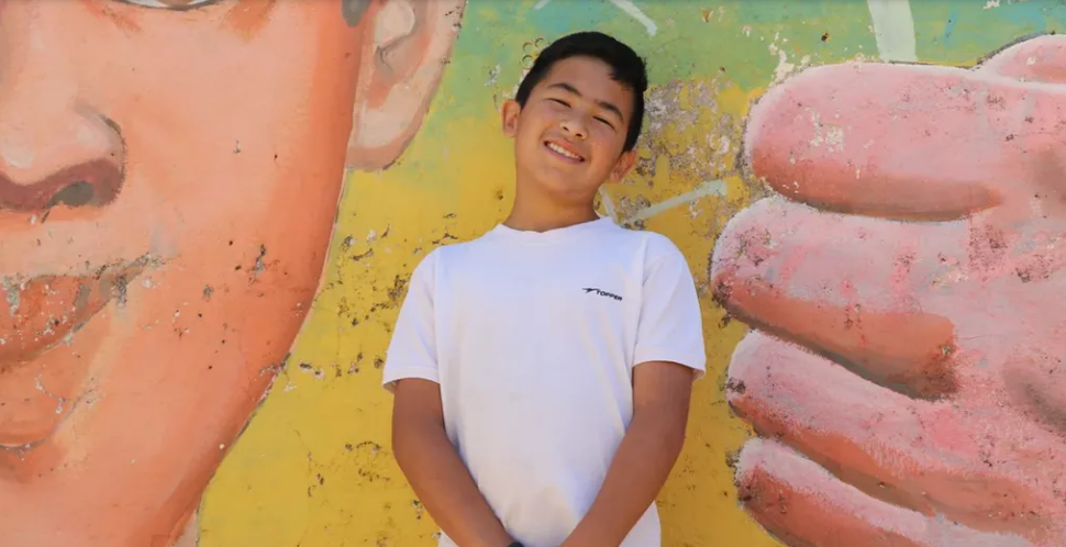 San Francisco: niño solidario, logró ser abanderado y ni siquiera tiene internet | Córdoba