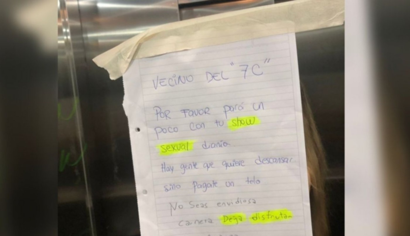 “Show sexual”: la nota en un ascensor que desató una guerra entre vecinos | Actualidad