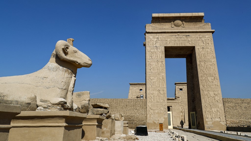 Egipto devela el "paseo de los carneros" en Karnak | Internacionales