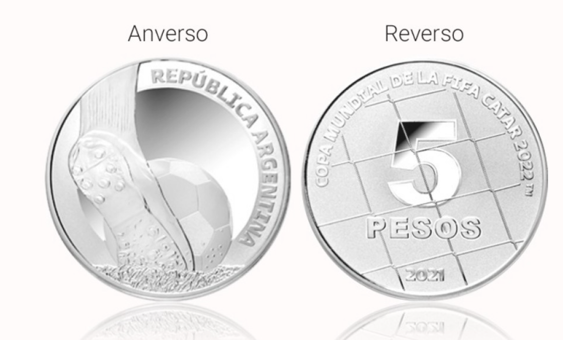 El Banco Central emitió una moneda de plata conmemorativa de la Copa del Mundo de Qatar 2022 | Actualidad