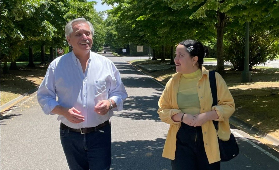 El Presidente recibió a Ofelia Fernández y se solidarizó tras el "ataque" de militantes libertarios | Política y economía