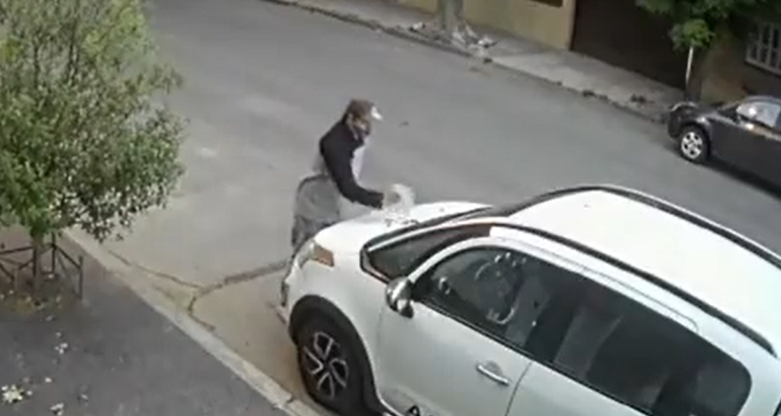 Insólito: levantó el excremento de su perro y lo desparramó sobre el capó de un auto | Actualidad