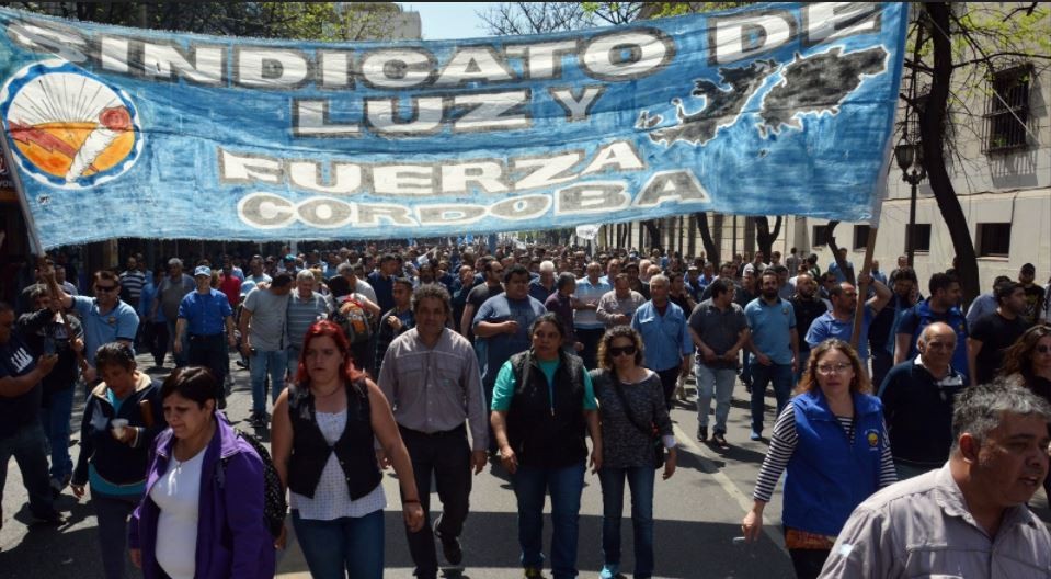 Se moviliza hoy el Sindicato de Luz y Fuerza de Córdoba | Córdoba