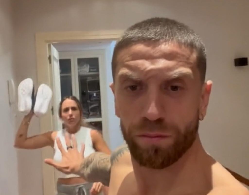 Video: El Papu Gómez quiso imitar un video de Tik Tok pero su mujer no se lo tomó tan bien | Actualidad