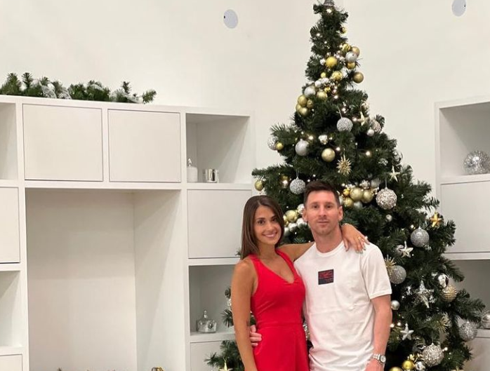 En patas y a pura cumbia: así fue la Navidad de Lio Messi en Rosario | Deportes