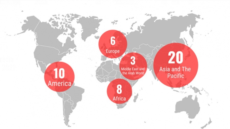Durante el 2021, 45 periodistas fueron asesinados en todo el mundo | Internacionales