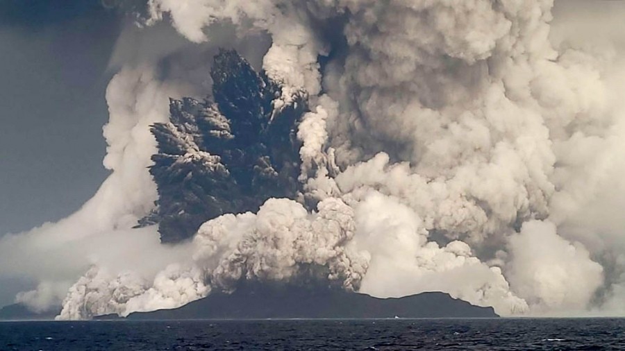 La erupción volcánica en Tonga fue "500 veces más poderosa que Hiroshima" | Internacionales