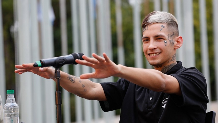 L-Gante: "Busco transmitir que está bueno tener un objetivo, seguir metas" | Espectáculos