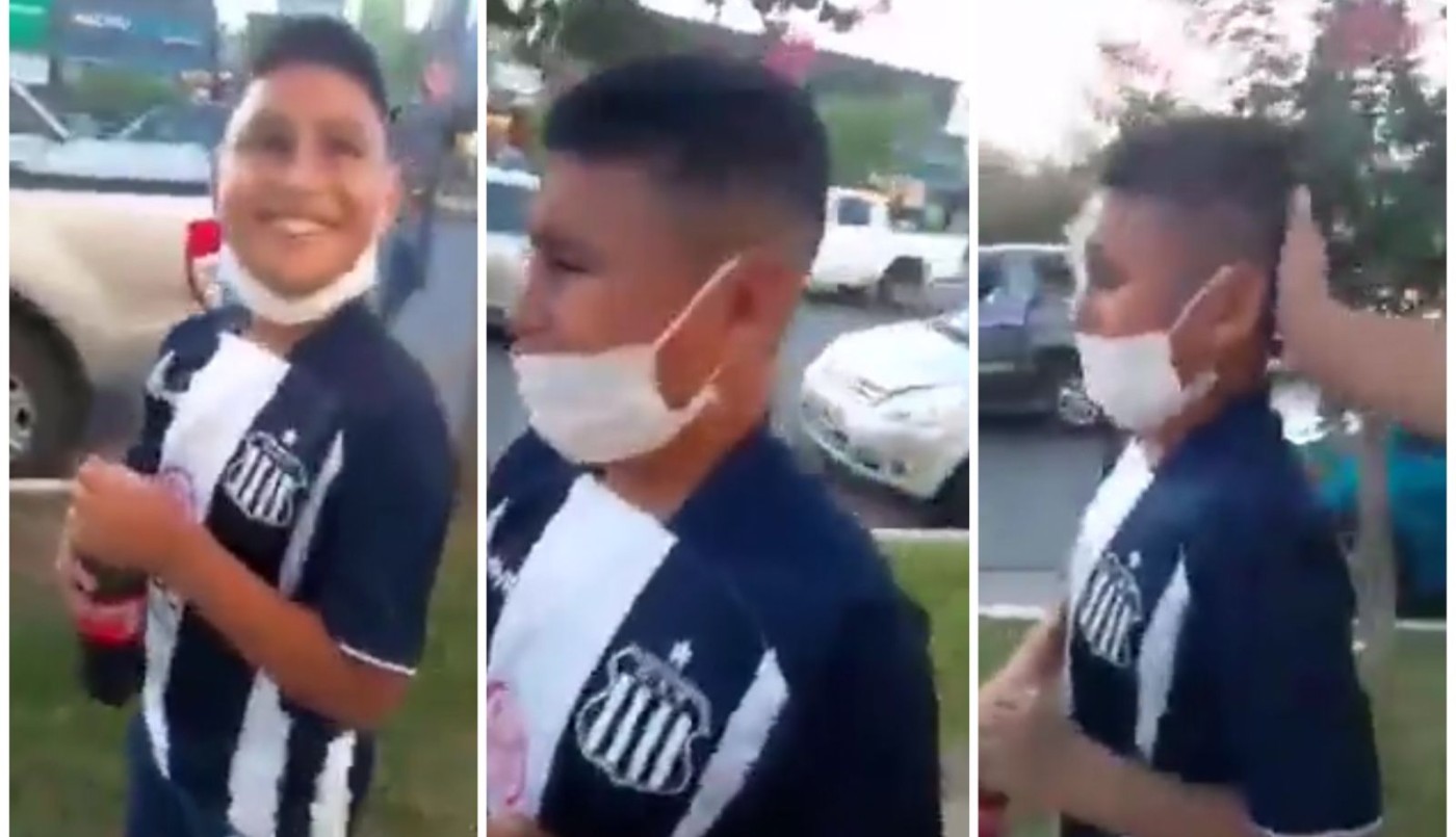 Viral: Su tío lo llevó de sorpresa a ver a Talleres y el pequeño se emocionó hasta las lágrimas | Córdoba