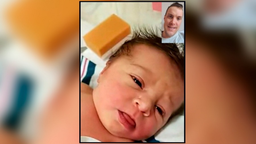 Nacimiento olímpico: siguió desde China la llegada de su hija por celular | Deportes