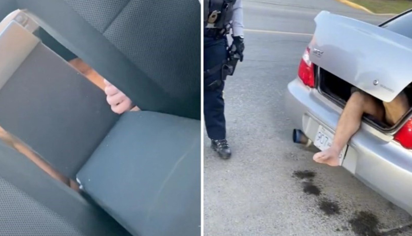 Una mujer encontró a un hombre desnudo viviendo en el baúl de su auto | Internacionales