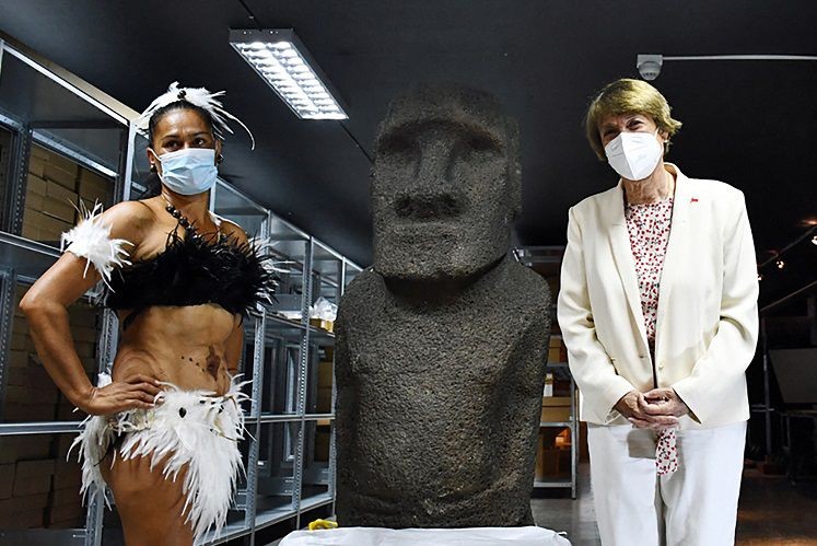 Devuelven un moai a Isla de Pascua después de 152 años | Internacionales