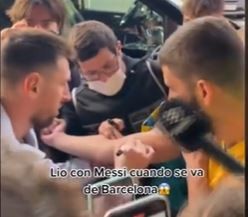 Video: Así despidieron a Messi en Barcelona | Deportes