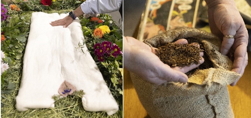 "Volver a la naturaleza": entierros ecorresponsables con compost humano | Internacionales