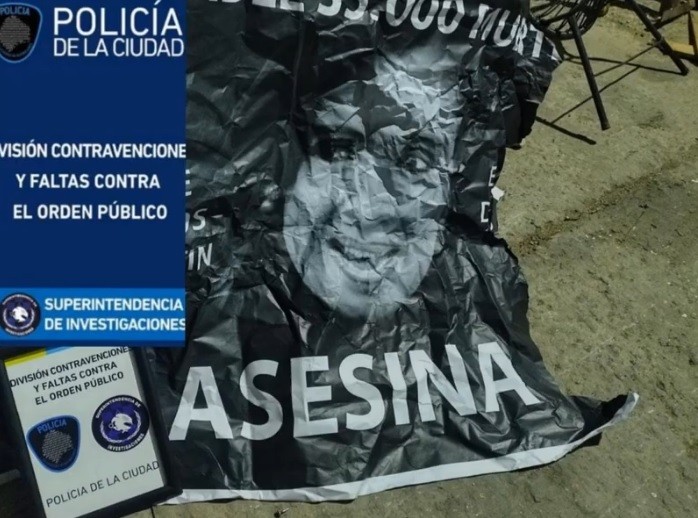Afiches contra Cristina Kirchner: detuvieron a una persona | Actualidad