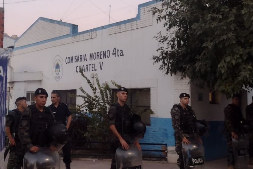 Moreno: presos intentaron empezar un motín en una comisaría de Cuartel Quinto | Actualidad
