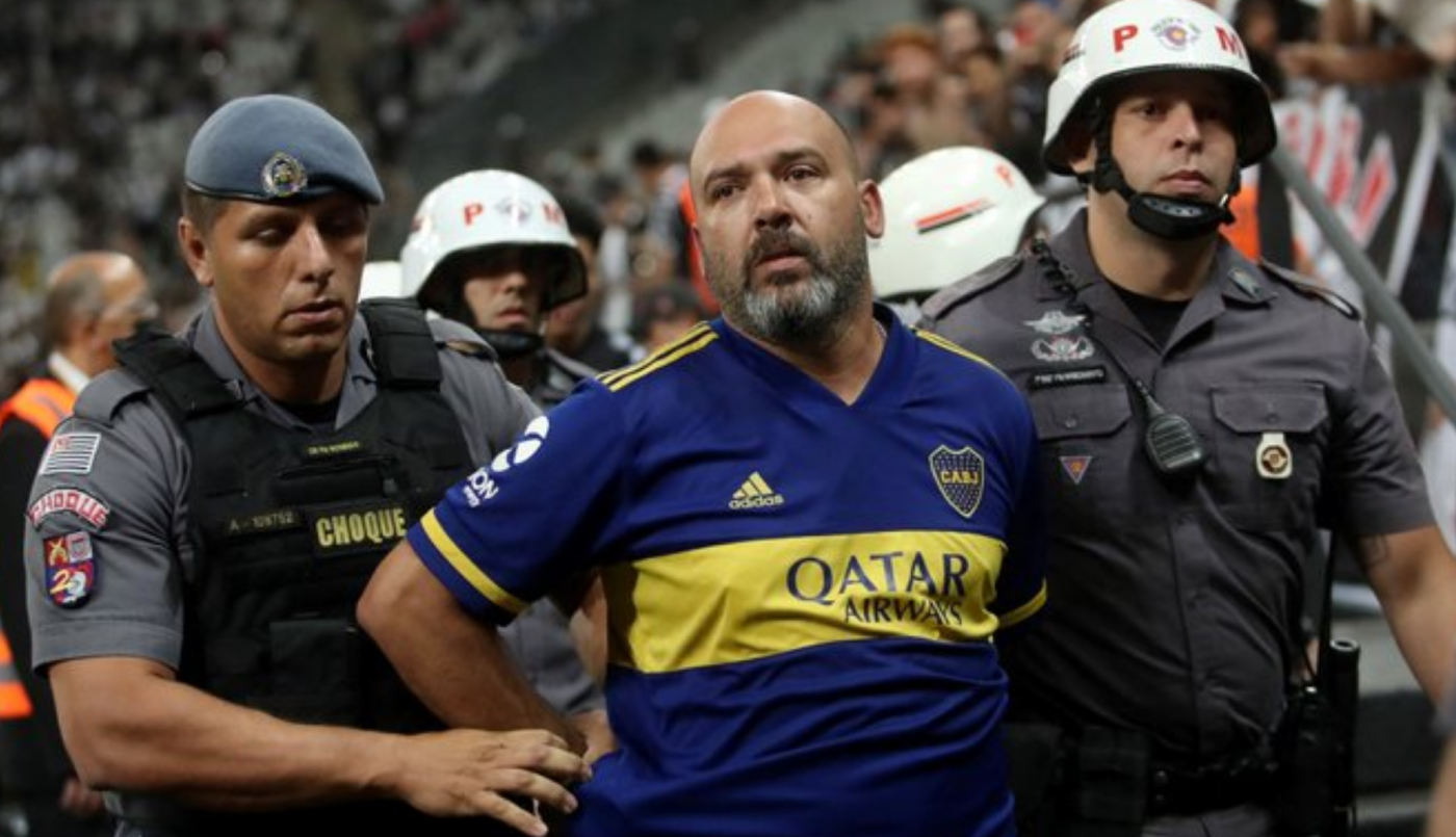 Gestos racistas: el hincha de Boca pagó US$ 600 de multa y fue liberado en Brasil | Deportes