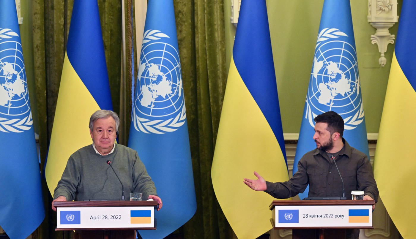 Rusia bombardeó Kiev durante la visita del secretario general de la ONU | Internacionales