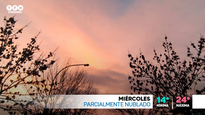 Nublado y húmedo, aumento de temperatura, máxima 24° | Córdoba