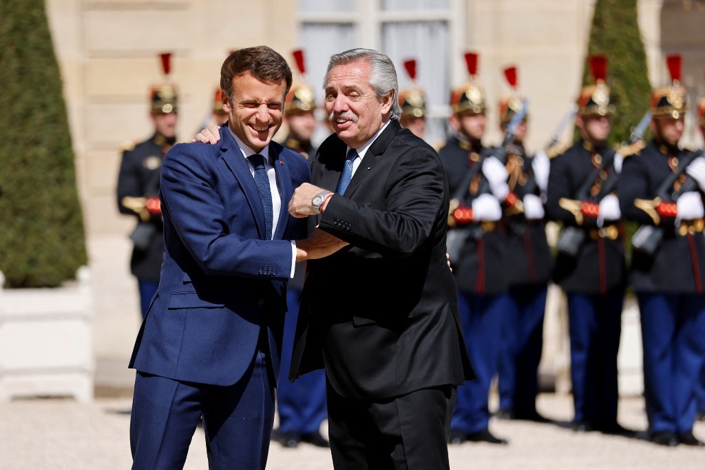 Emmanuel Macron recibió a Alberto Fernández | Política y economía