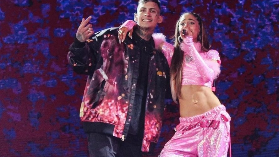 Llamativa reacción de L-Gante en el concierto de Tini Stoessel | Espectáculos